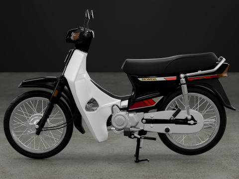 1988 - Honda Astrea Prima or Dream EX5 3D 模型