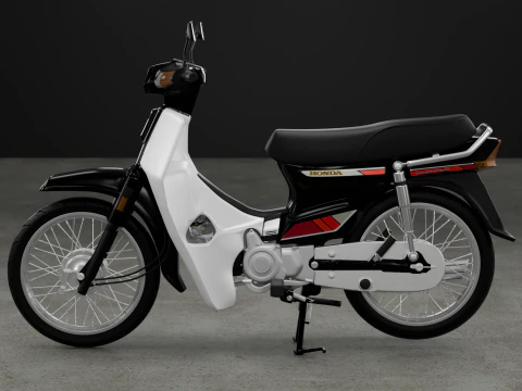 1988 - Honda Astrea Prima or Dream EX5 3D Model