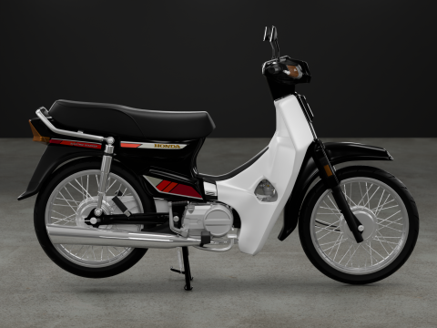 1988 - Honda Astrea Prima or Dream EX5 3D 模型