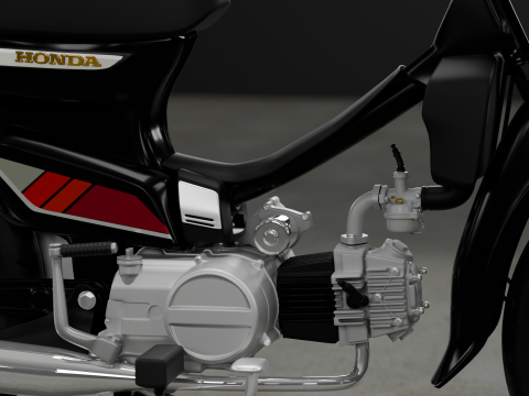 1988 - Honda Astrea Prima or Dream EX5 3D 模型