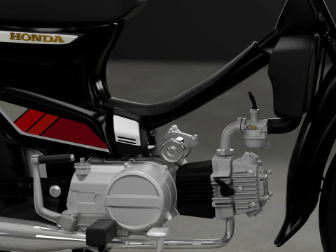 1988 - Honda Astrea Prima or Dream EX5 3D Model