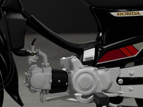 1988 - Honda Astrea Prima or Dream EX5 3D 模型