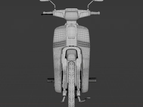 1988 - Honda Astrea Prima or Dream EX5 3D Model