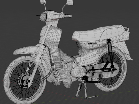 1988 - Honda Astrea Prima or Dream EX5 3D 模型