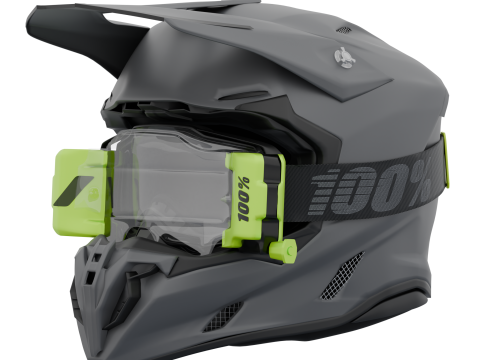 Airoh Twist 3 Shard Helmet With Armega Goggles 3D Модель