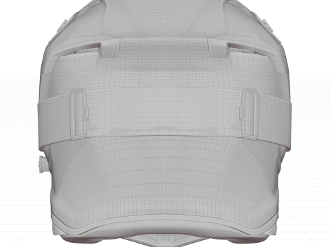 Airoh Twist 3 Shard Helmet With Armega Goggles 3D Модель