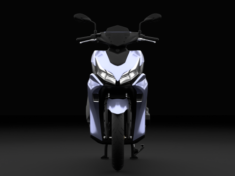 2020 - Yamaha All New Aerox 155 Connected 3Dモデル