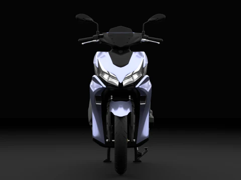 2020 - Yamaha All New Aerox 155 Connected 3D Model