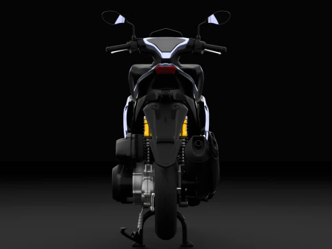2020 - Yamaha All New Aerox 155 Connected 3D Model