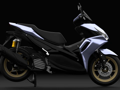 2020 - Yamaha All New Aerox 155 Connected 3D Model