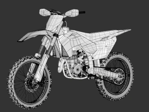 2024 - Husqvarna FC 450 3D Model