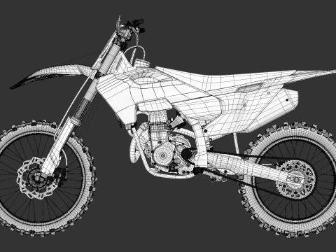 2024 - Husqvarna FC 450 3D Model