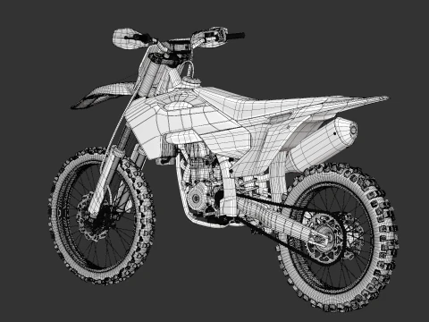 2024 - Husqvarna FC 450 3D Model