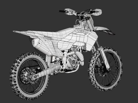 2024 - Husqvarna FC 450 3D Model
