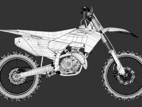 2024 - Husqvarna FC 450 3D Model