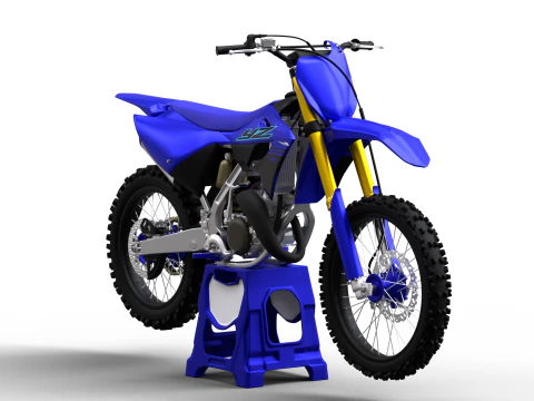 2024 Yamaha YZ 125 2 tempos Modelo 3D