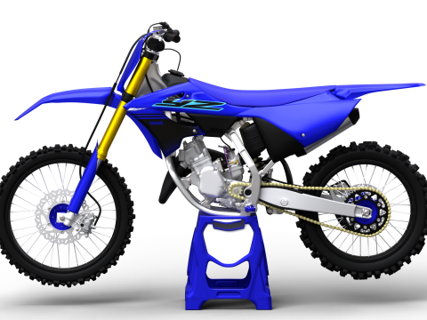 2024 야마하 YZ 125 2행정 3D 모델