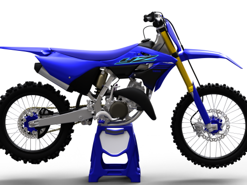 2024 야마하 YZ 125 2행정 3D 모델