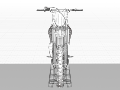 2024 야마하 YZ 125 2행정 3D 모델