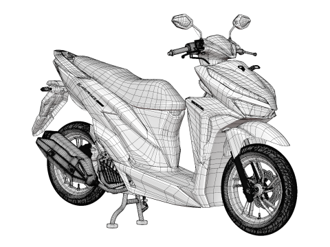 2019 Honda Vario 150 K59 3D Modell