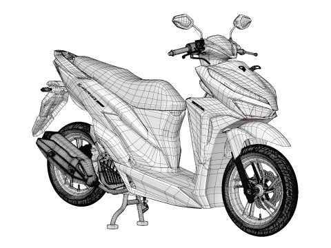 2019 Honda Vario 150 K59 3D Model