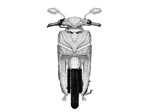 2019 Honda Vario 150 K59 3D Modell