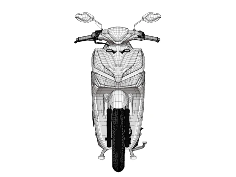 2019 Honda Vario 150 K59 3D Model
