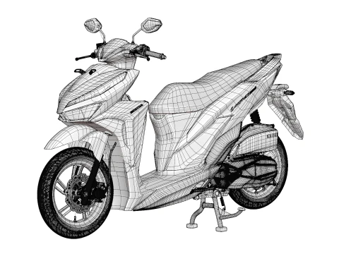 2019 Honda Vario 150 K59 3D Model