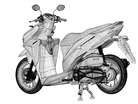 2019 Honda Vario 150 K59 3D Model