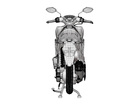 2019 Honda Vario 150 K59 3D Modell