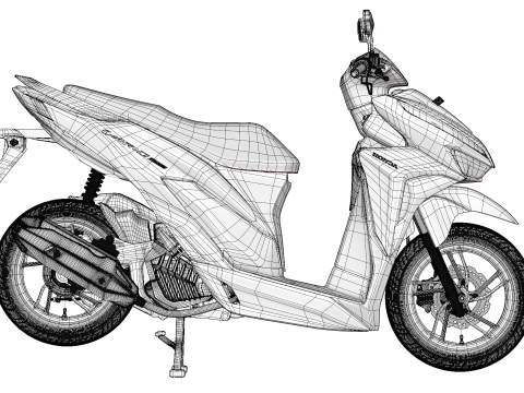 2019 Honda Vario 150 K59 3D Modell