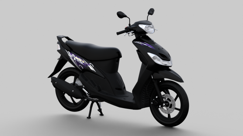 2010 - Yamaha Mio Sorriso Modelo 3D .c4d .max .obj .3ds .fbx .stl .blend 