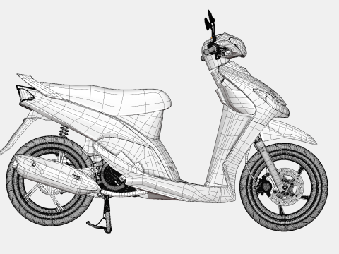 2010 - Yamaha Mio Sorriso Modelo 3D