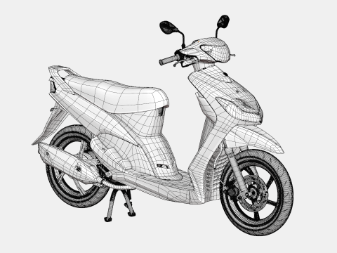 2010 - Yamaha Mio Sorriso Modelo 3D