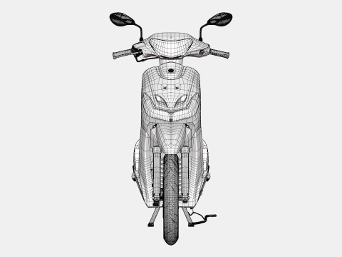 2010 - Yamaha Mio Sorriso Modelo 3D