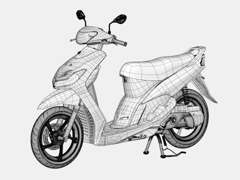 2010 - Yamaha Mio Sorriso Modelo 3D