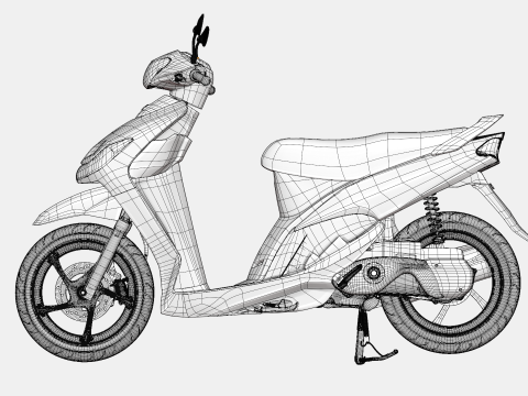 2010 - Yamaha Mio Sorriso Modelo 3D