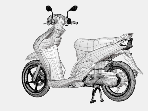 2010 - Yamaha Mio Sorriso Modelo 3D