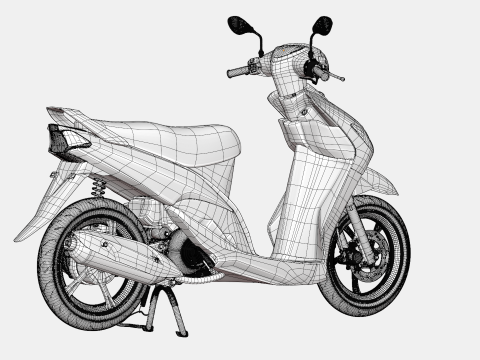 2010 - Yamaha Mio Sorriso Modelo 3D