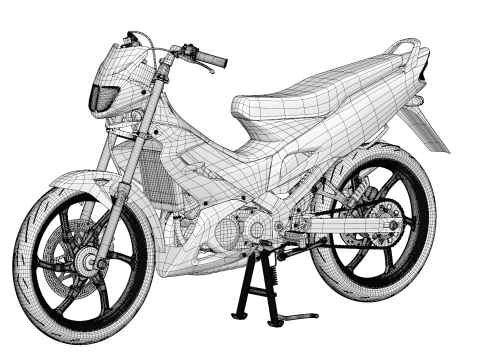 1998 &ndash; Honda Nova Dash 125RS Modelo 3D