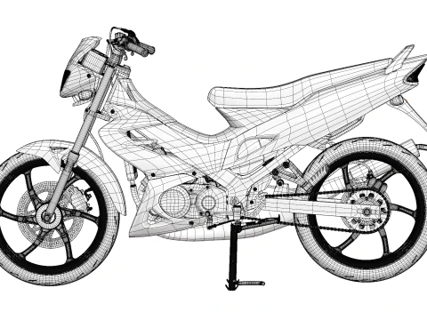 1998 &ndash; Honda Nova Dash 125RS Modelo 3D