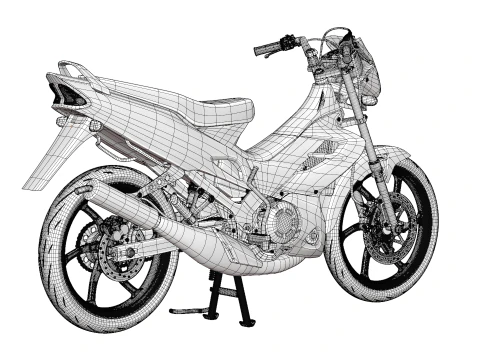 1998 &ndash; Honda Nova Dash 125RS Modelo 3D