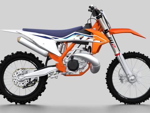 2023 - KTM 250 SX 3D Model