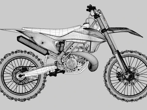 2023 - KTM 250 SX 3D Model