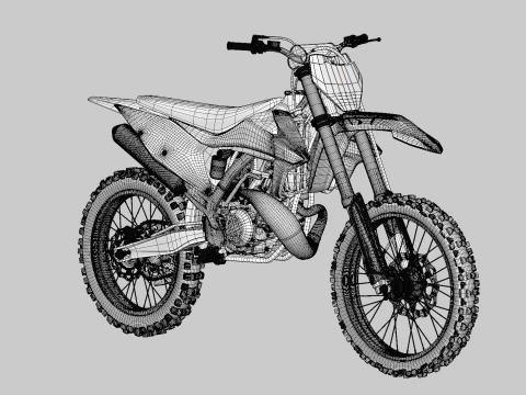 2023 - KTM 250 SX 3D Model
