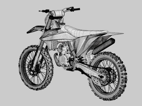 2023 - KTM 250 SX 3D Model
