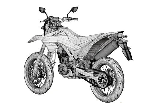 2023 - Kawasaki KLX 150 SM 3D Model
