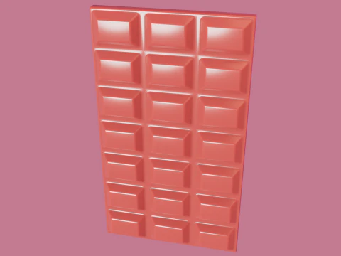 Cute sweets set 3D Model