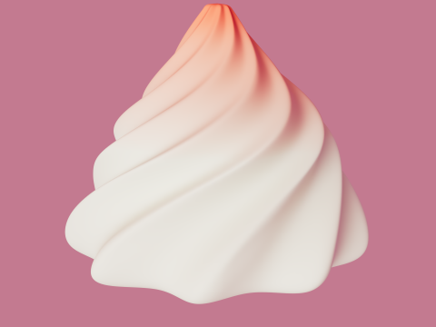 Cute sweets set 3D-Modell