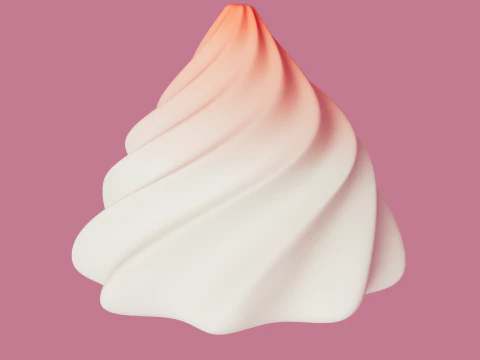 Cute sweets set 3D Model